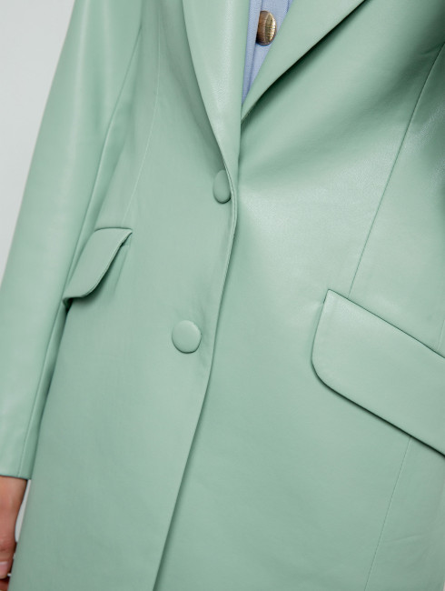 Пальто Melania экокожа