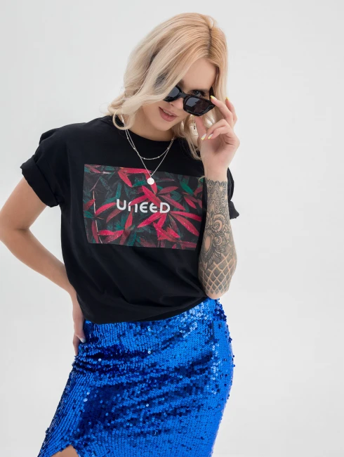 Юбка из пайеток 