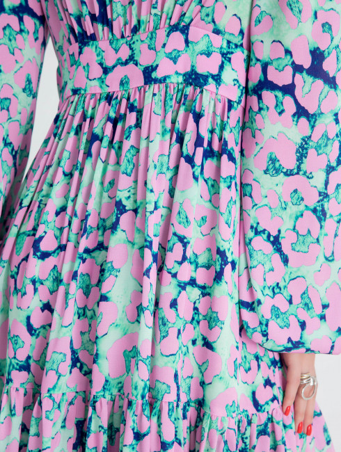 Платье с ярусами  Платье с ярусами