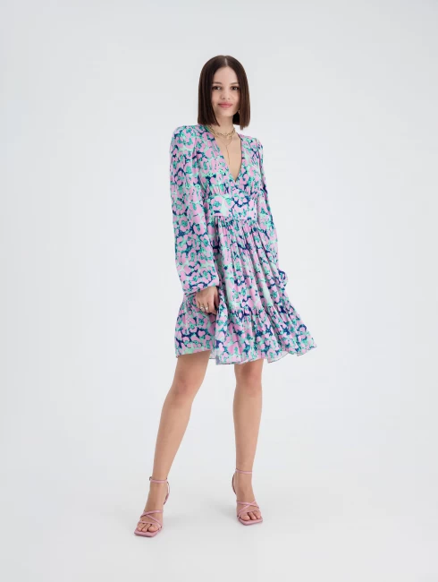 Платье с ярусами 