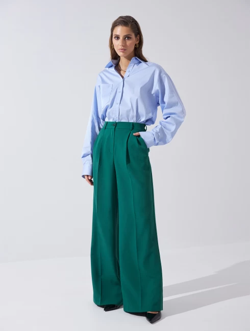 Брюки палаццо 