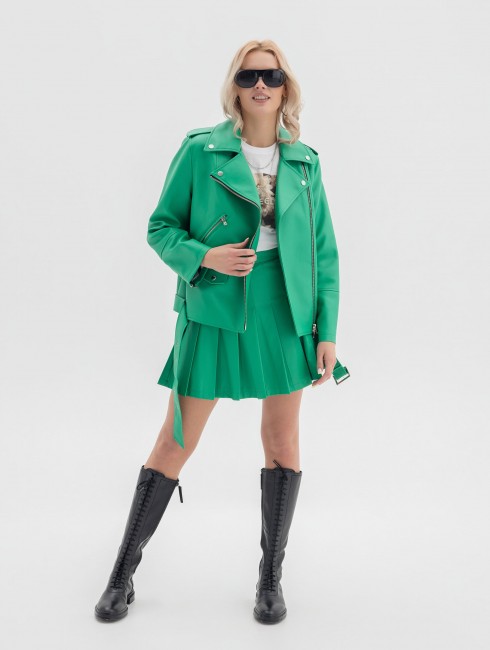 Юбка теннисная из эко-кожи  Юбка теннисная из эко-кожи