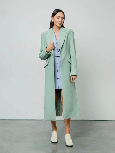 Пальто Melania экокожа