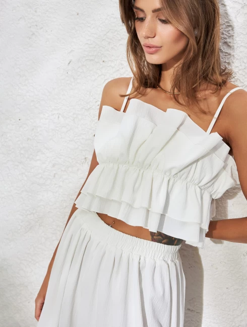 Топ с рюшами "Эллада 2"