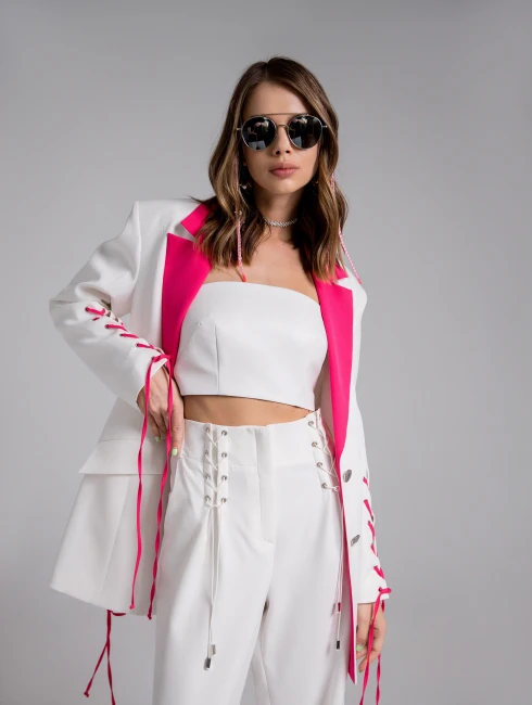 Жакет на шнуровке  Жакет на шнуровке