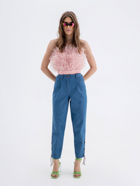 Джинсы слоучи "Юнид" 