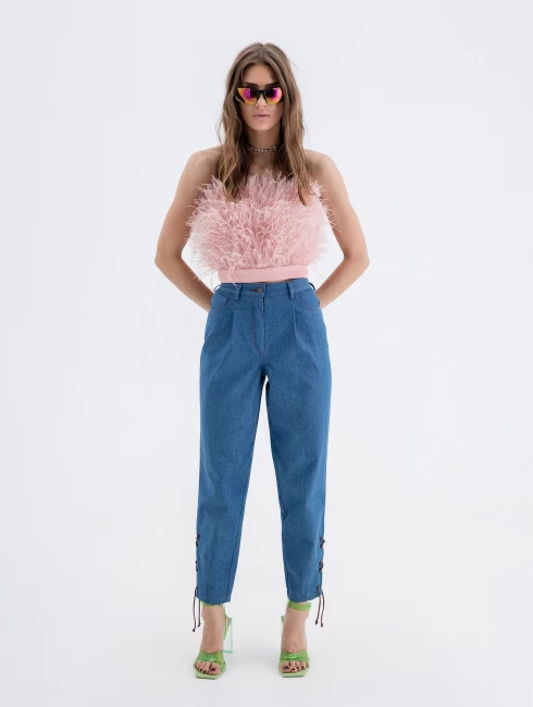 Джинсы слоучи "Юнид" 