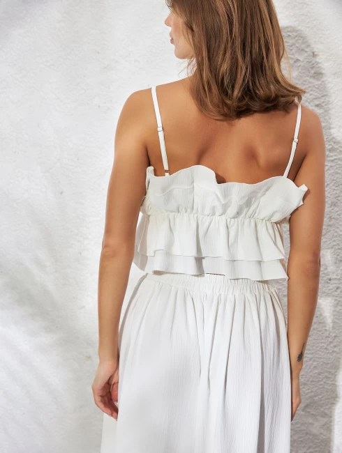 Топ с рюшами "Эллада 2"