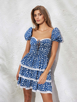 Платье "Portofino" с рюшами