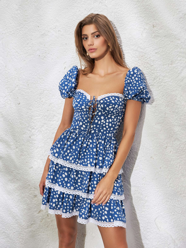 Платье "Portofino" с рюшами