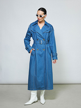 Джинсовый тренч INDIGO