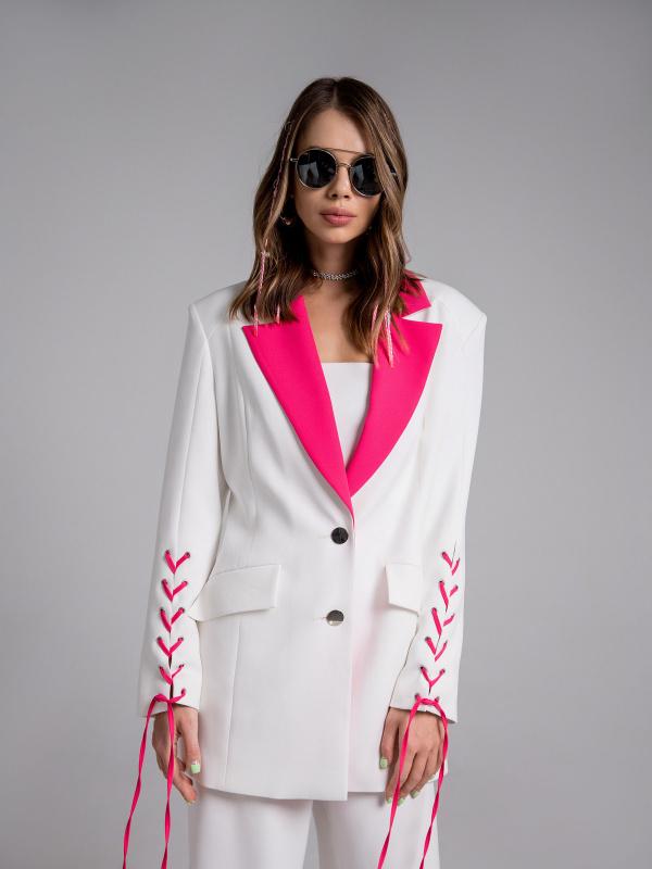 Жакет на шнуровке 