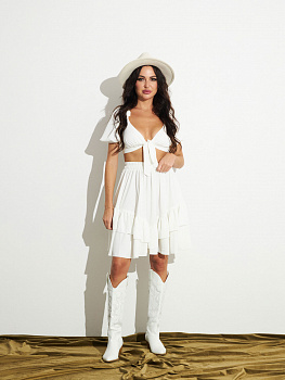  Костюм (топ + юбка) 